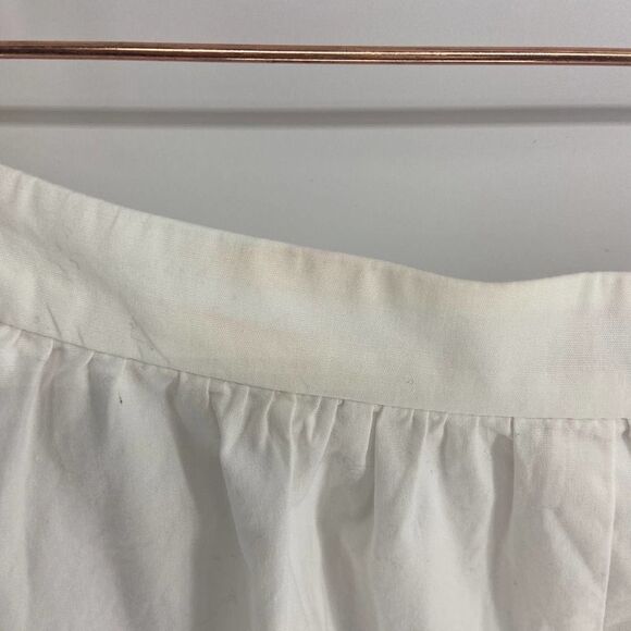 Gal Meets Glam Scout White Buttoned Midi Skirt Womens 6 - Picture 6 of 8